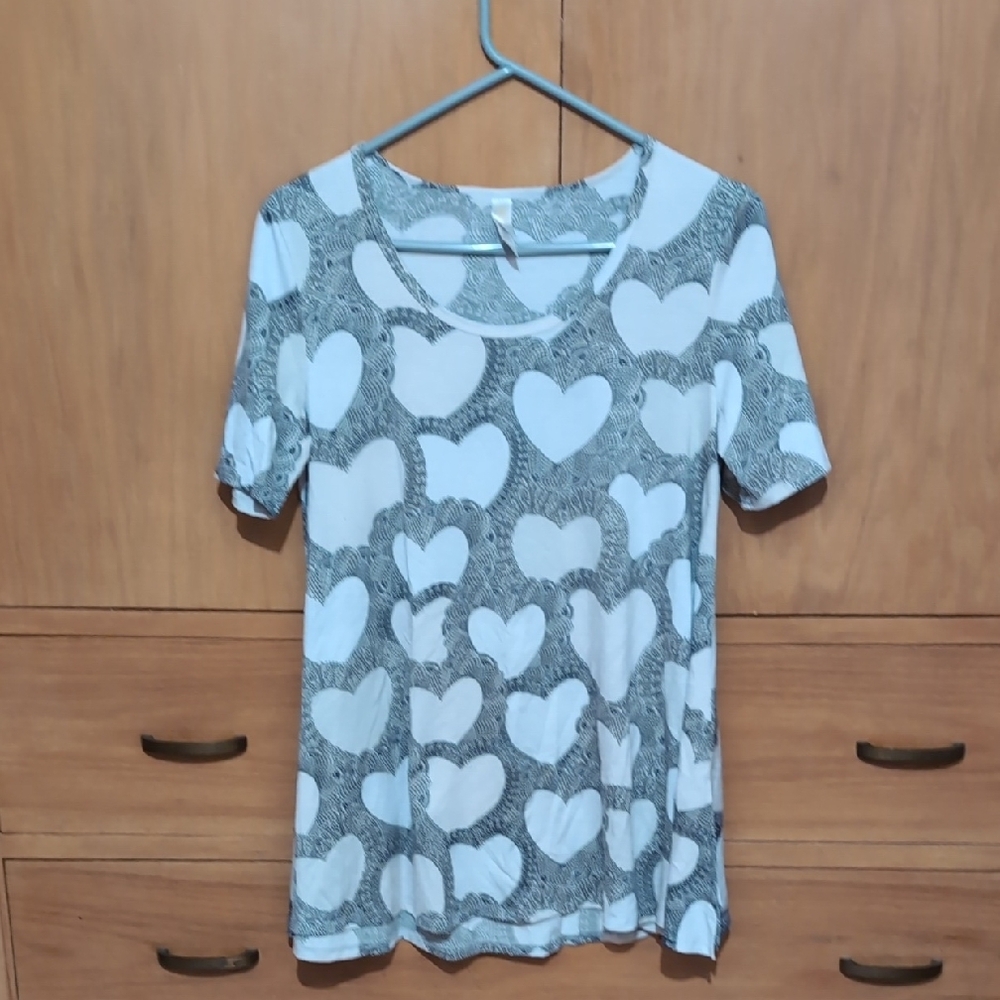 Heart Patterned T-Shirt